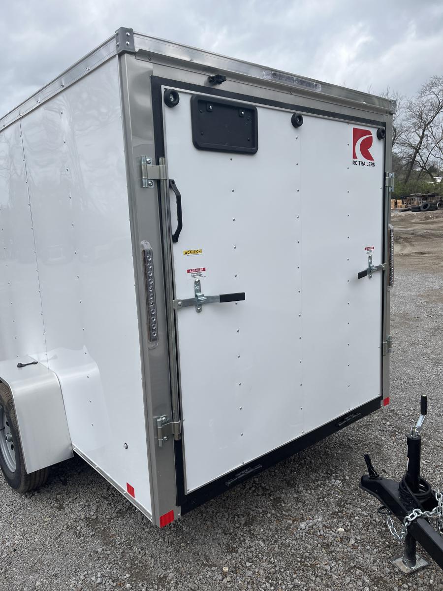 RWT6 RWT 6 x 12 SA FLAT TOP WEDGE ENCLOSED TRAILER BY RC Image 2