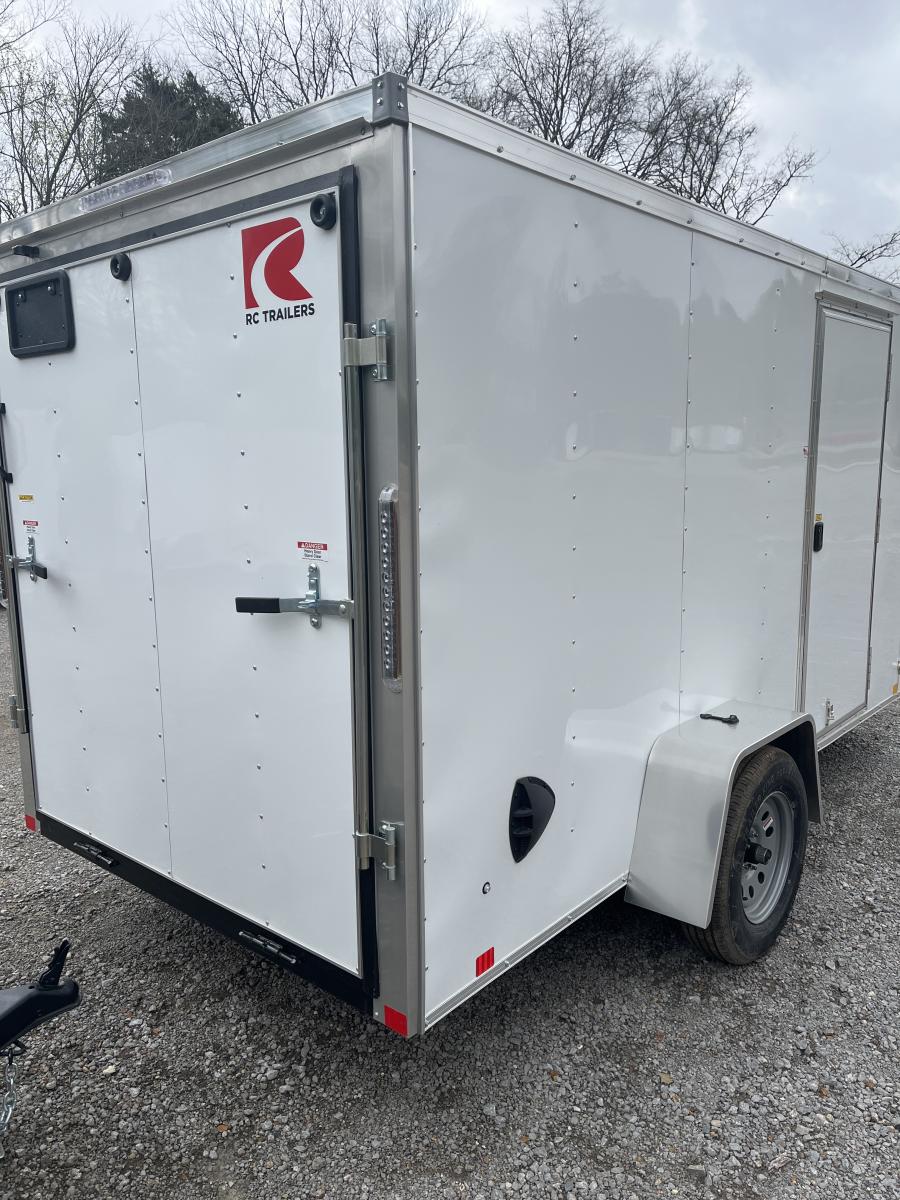 RWT6 RWT 6 x 12 SA FLAT TOP WEDGE ENCLOSED TRAILER BY RC Image 3