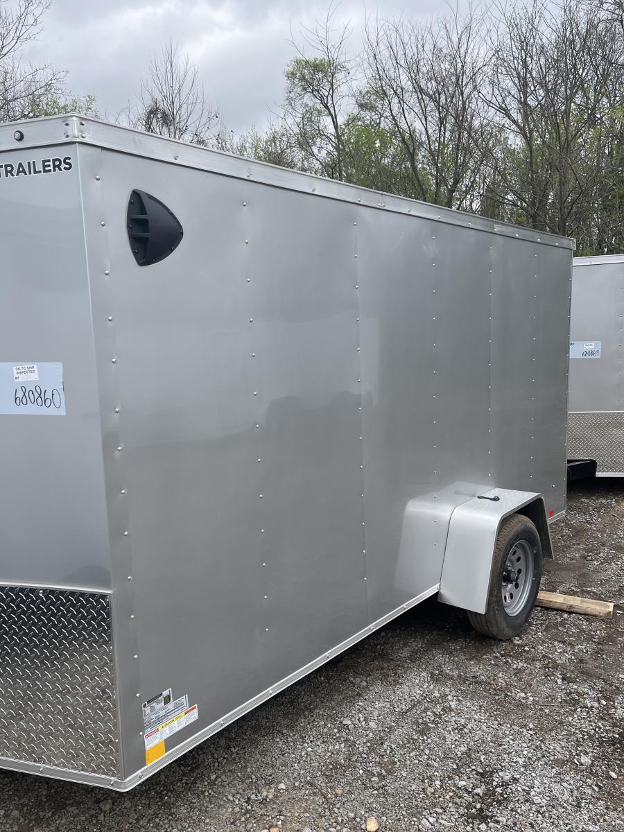 RWT6 RWT 6 x 12 SA FLAT TOP WEDGE ENCLOSED TRAILER BY RC Image 1
