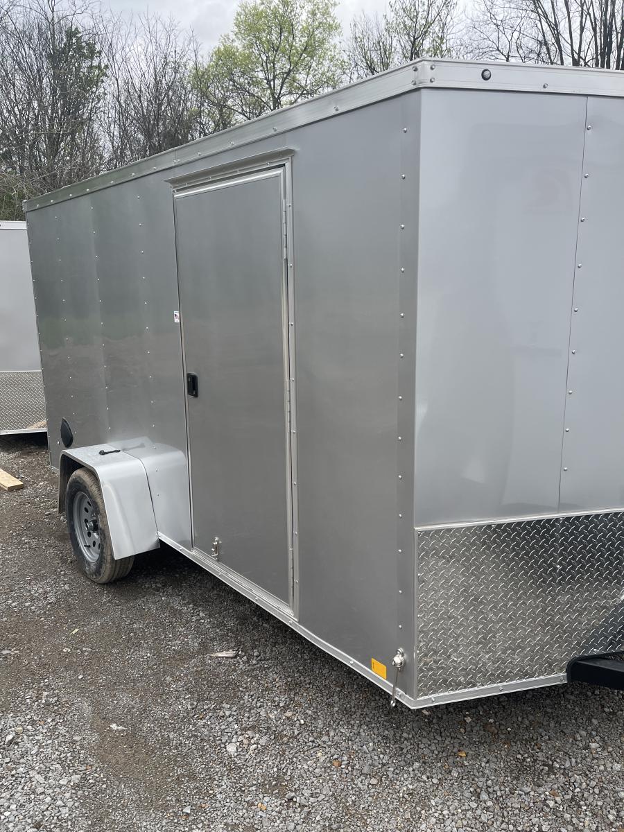 RWT6 RWT 6 x 12 SA FLAT TOP WEDGE ENCLOSED TRAILER BY RC Image 4