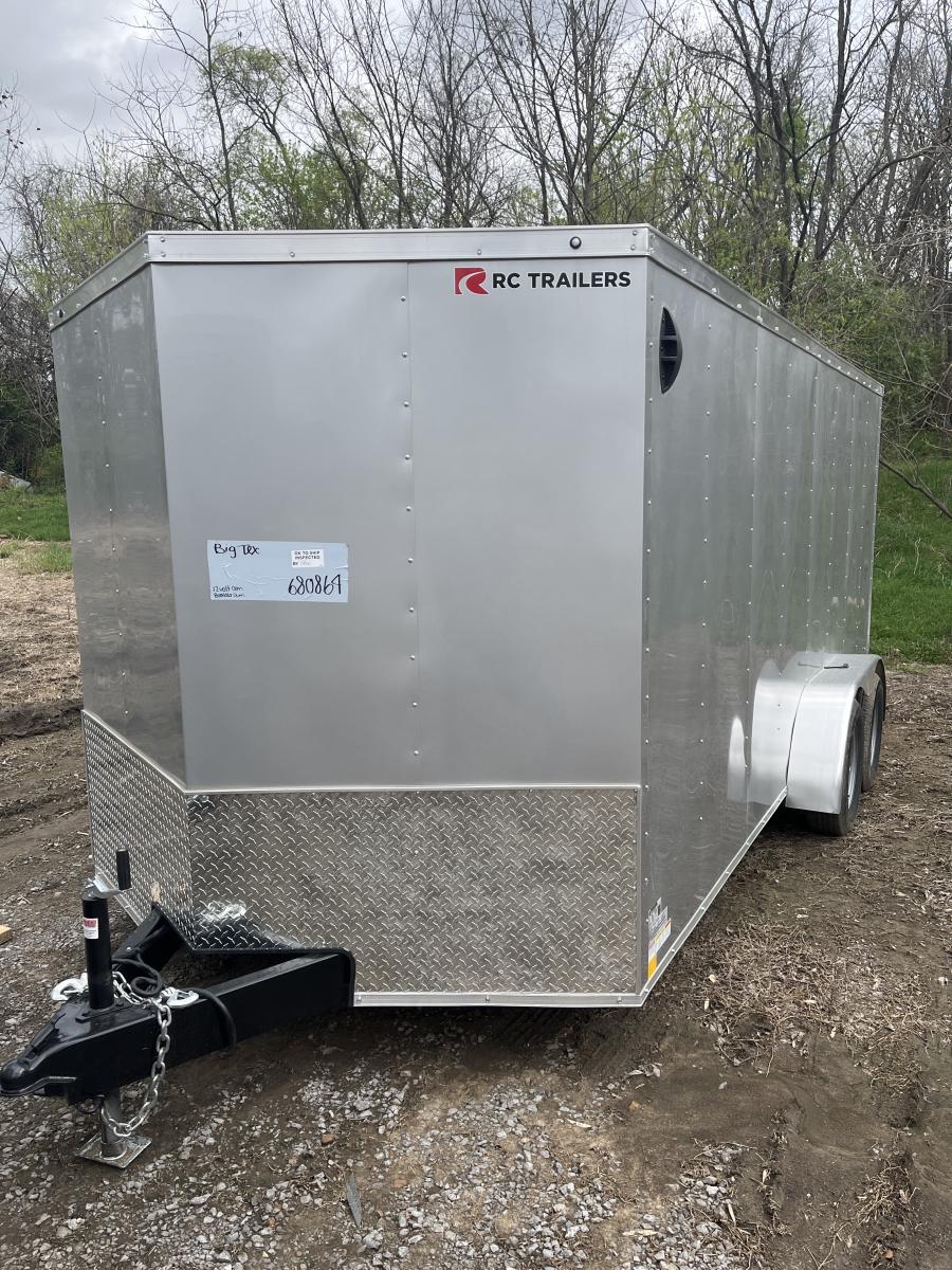 RWT7 RWT 7 x 16 TA FLAT TOP WEDGE ENCLOSED TRAILER BY RC Image 0