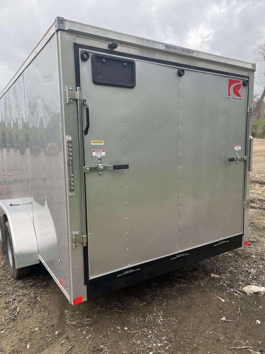 RWT7 RWT 7 x 16 TA FLAT TOP WEDGE ENCLOSED TRAILER BY RC Image 2