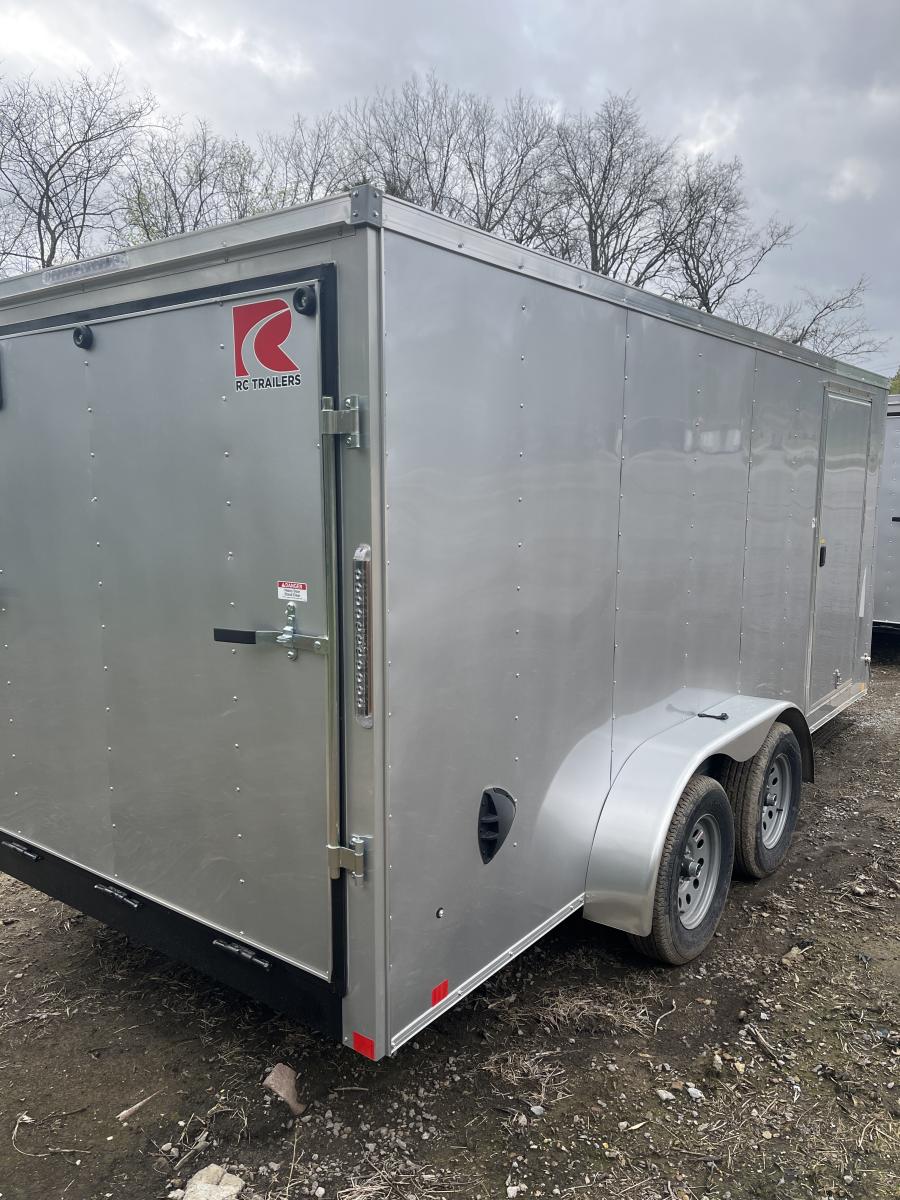 RWT7 RWT 7 x 16 TA FLAT TOP WEDGE ENCLOSED TRAILER BY RC Image 3