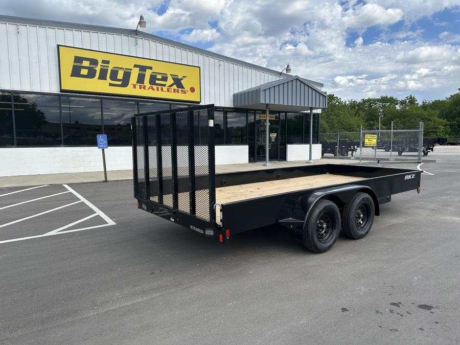 RICE TST8 RICE - STEALTH 7K TANDEM AXLE UTILITY 82X16 BLACK - 2B Image 1