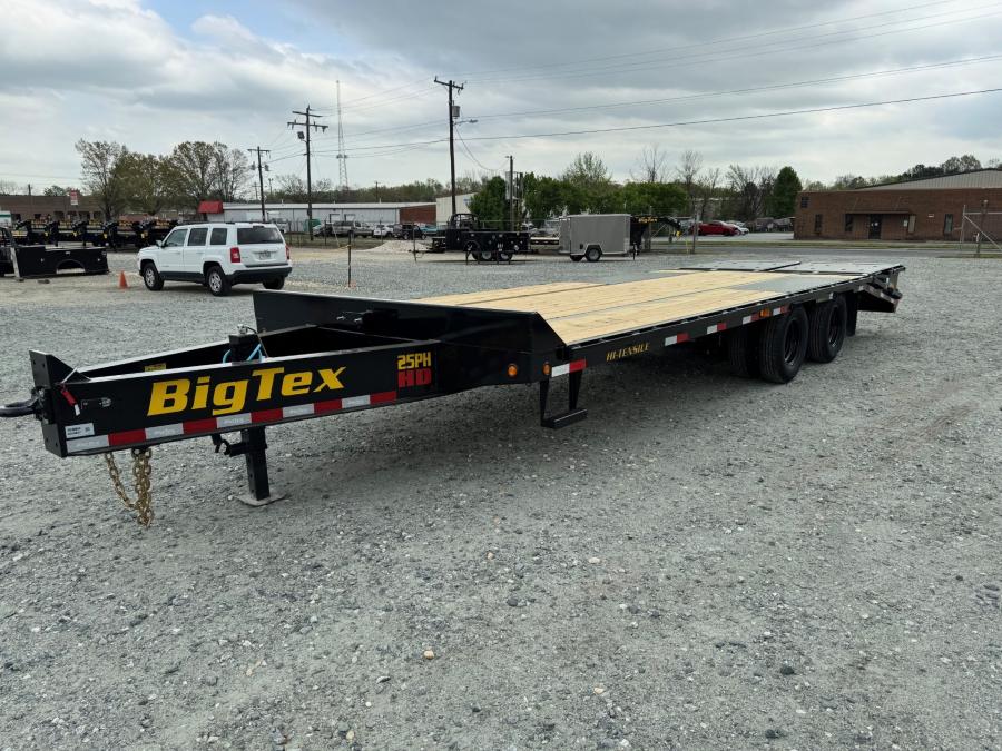 Big Tex 25PH, Pintle, 102″ x 20′, 25.9K, Dovetail, Mega Ramps image 2