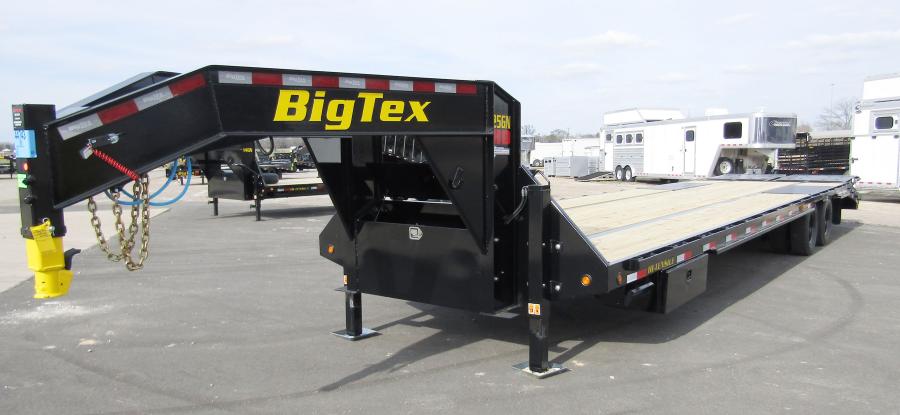 Big Tex 25GN, Gooseneck, 102" x 40', 25.9K, Dovetail, Mega Ramps Image 0