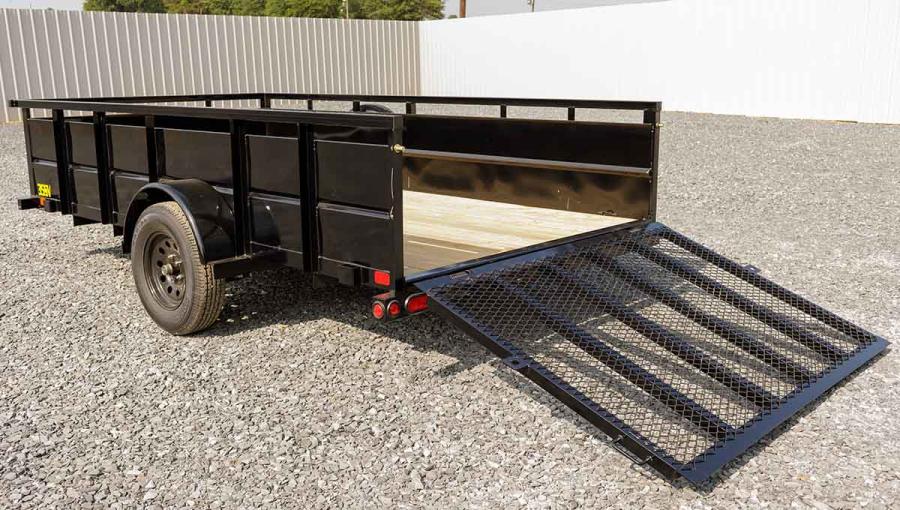 Big Tex 35SV, Single Axle Landscape, 77" x 12', 3K Image 1
