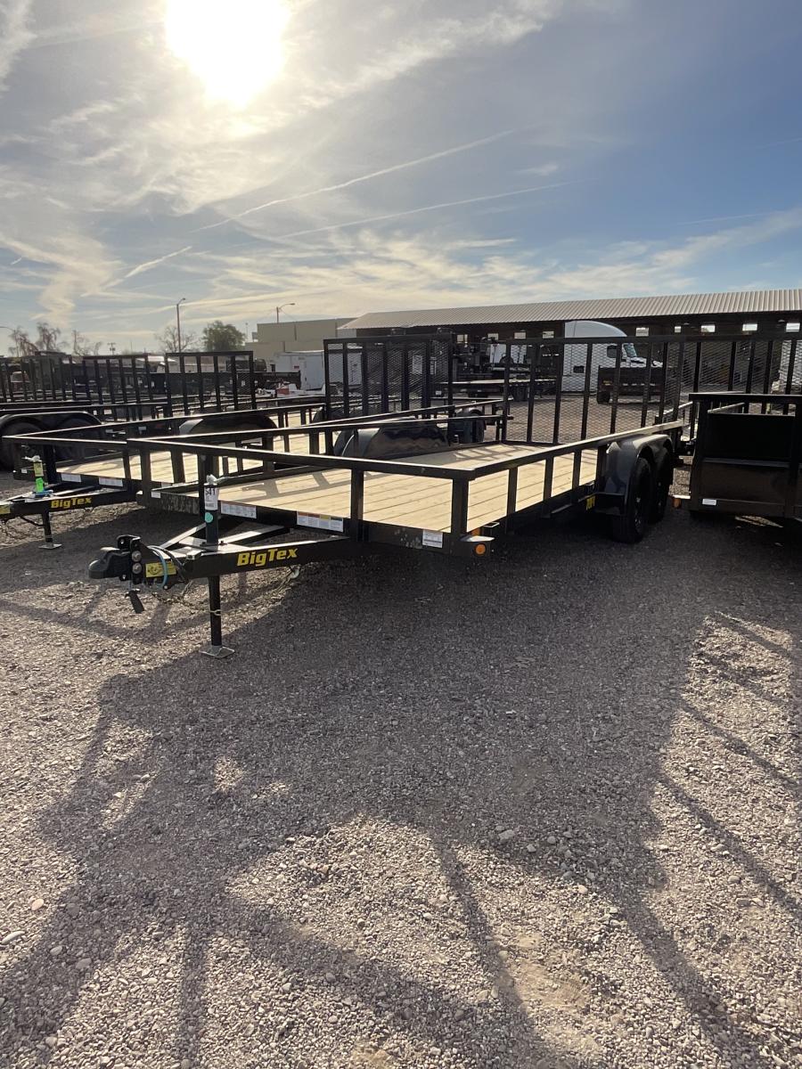 Big Tex 70PI 7K TAND SQ TU UTL 83"X20 BLK Image 0