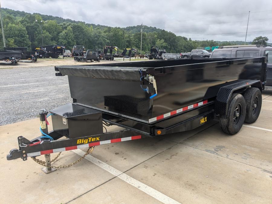 Big Tex 14LX 14K CHANNEL TAND DUMP 83"x12 BLACK, 6SIR Image 3