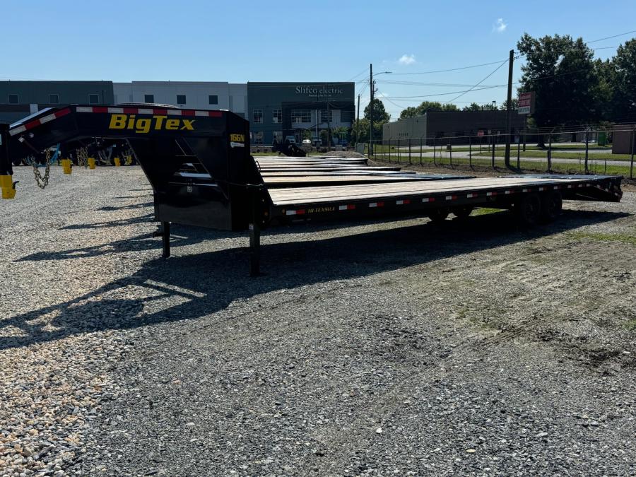 Big Tex 16GN, Gooseneck, 102" x 35', 17.5K, Dovetail, Mega Ramps Image 0