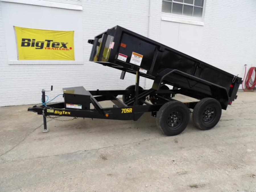 Big Tex 70SR, Dump, 60" x 10', 7K, Double Rear Doors Image 3