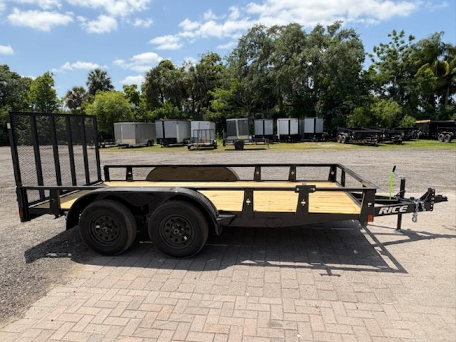 RICE SST RICE – ECON 7K TANDEM AXLE UTL 76X14 BLACK – TIRE MT Image 1