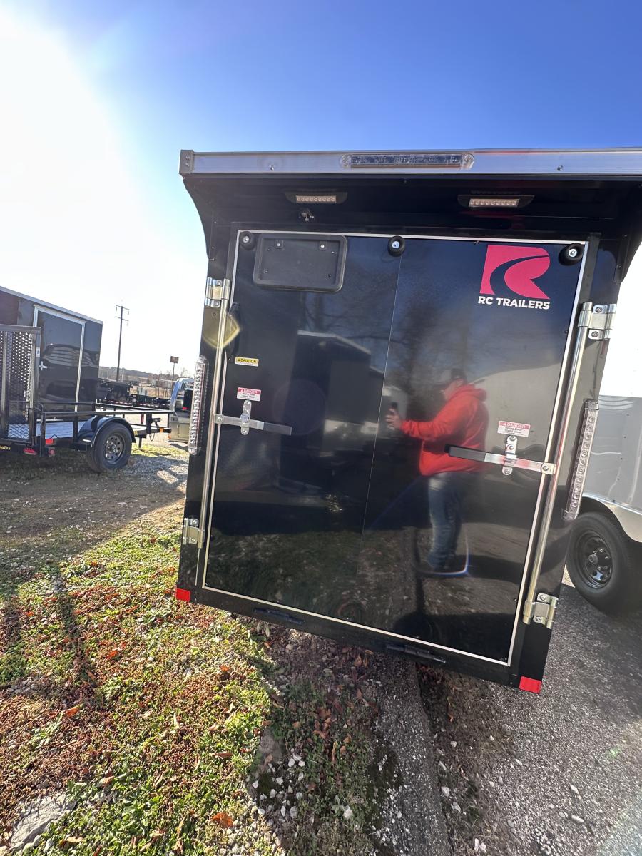 RDLX RDLX 5 x 8 SA FLAT TOP WEDG ENCLOSED TRAILER BY RC Image 0