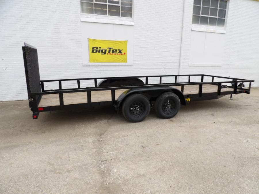 Big Tex 70PI 7K TAND SQ TU UTL 83"x16 2 BRAKES, BLK Image 5