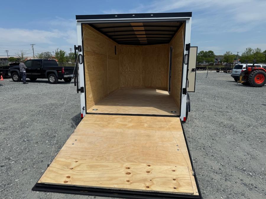RS71 ENCL 7X14 7K TA WHITE RAMP DOOR 7 BLK OUT ROCK SOLID Image 1