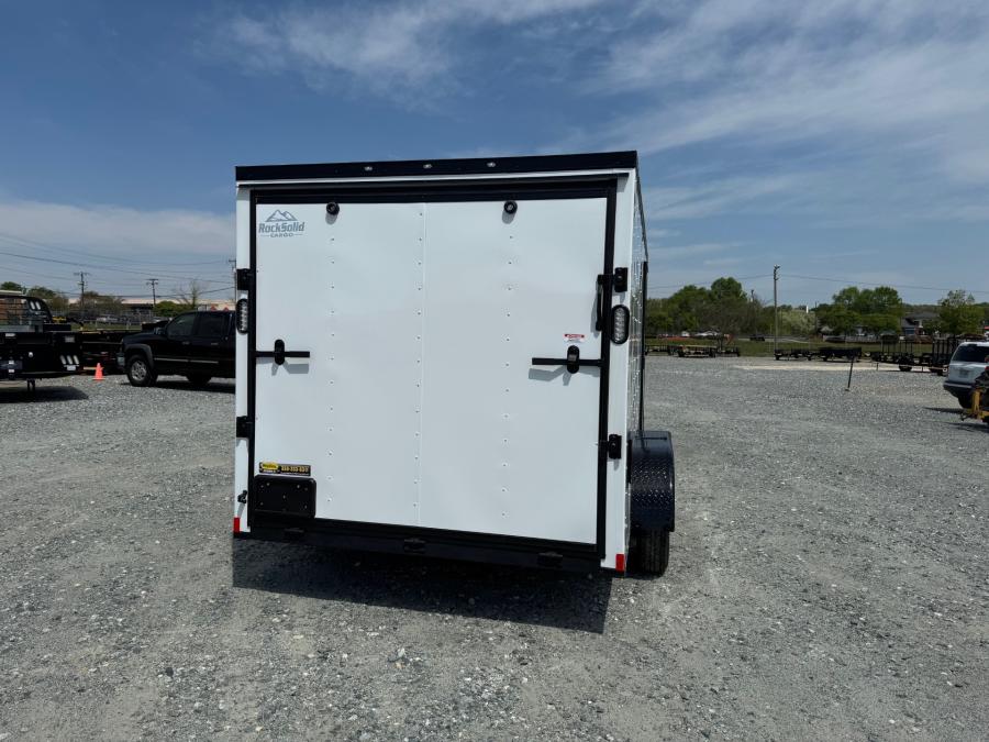 RS71 ENCL 7X14 7K TA WHITE RAMP DOOR 7 BLK OUT ROCK SOLID Image 2