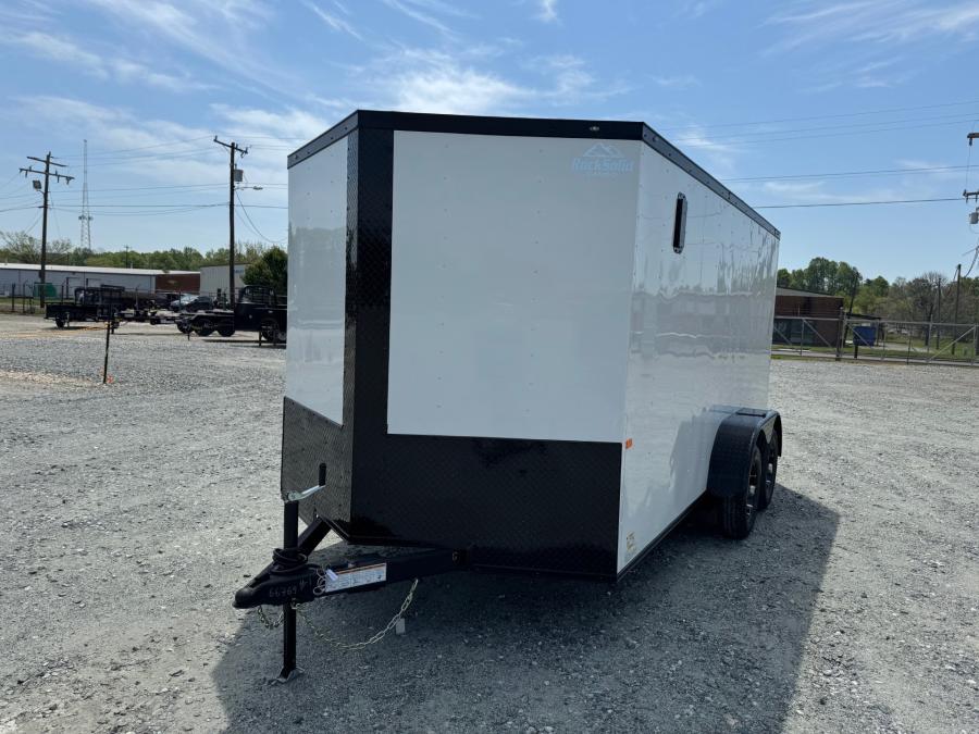 RS71 ENCL 7X14 7K TA WHITE RAMP DOOR 7 BLK OUT ROCK SOLID Image 5