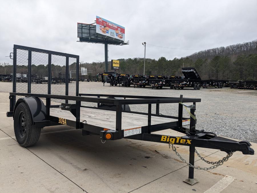 Big Tex 30SA 2,995# SA UTL 60"x 8' Spring Assisted Ramp, Spare Mount, LED LTS Image 0