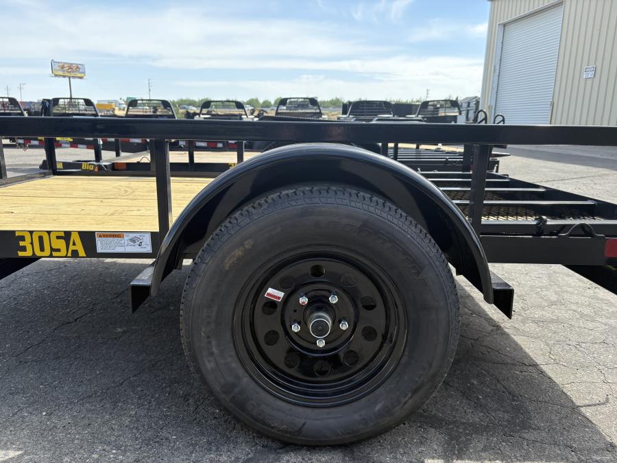 Big Tex 30SA 2,995# SA UTL 60"x8 4RG SPMT BLACK Image 2