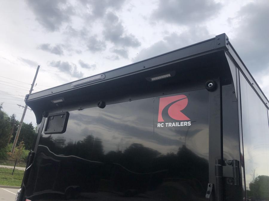 RC Trailers RDLX 7x16 tandem-axle wedge enclosed trailer, 7' interior height, ramp door, screwless Image 6