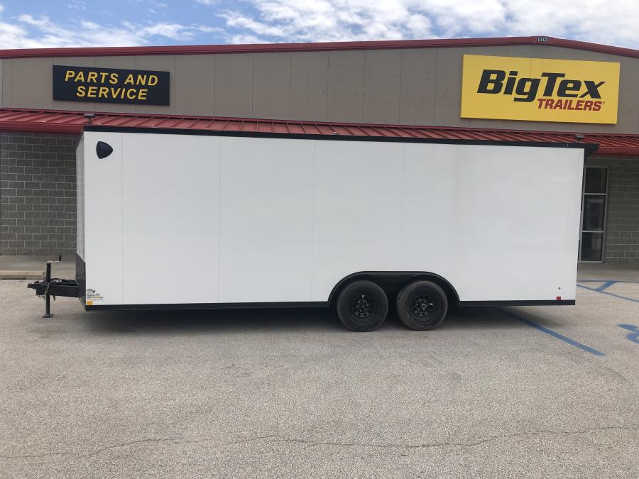 RC Trailers RDLX 8.5x22 tandem-axle wedge enclosed trailer, 7' interior height, ramp door, screwless Image 2