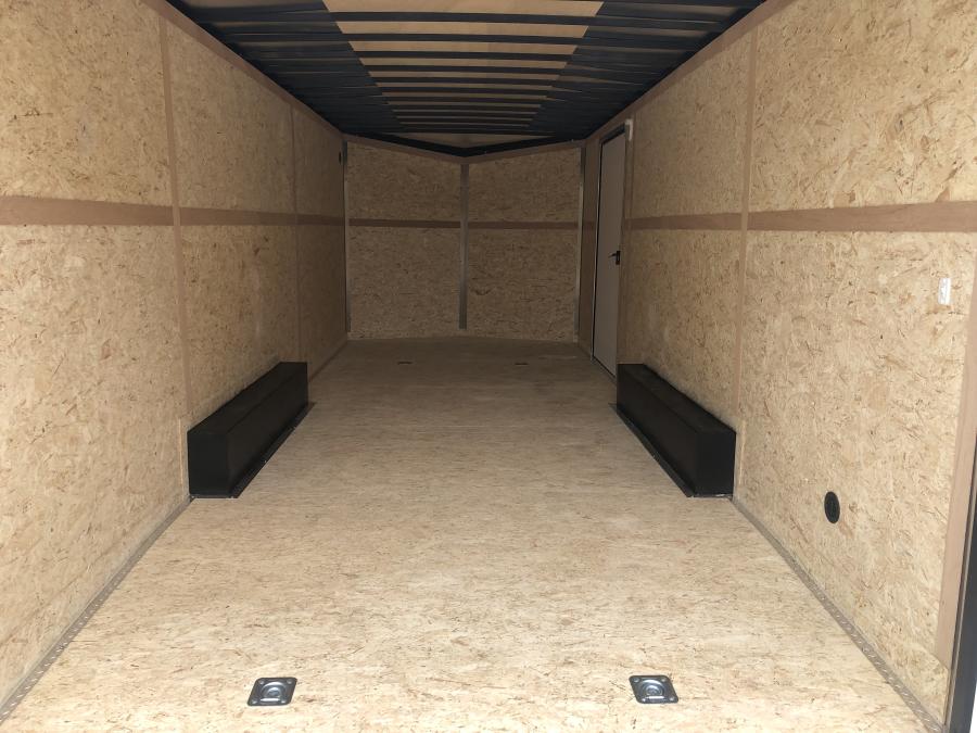 RC Trailers RDLX 8.5x22 tandem-axle wedge enclosed trailer, 7' interior height, ramp door, screwless Image 5