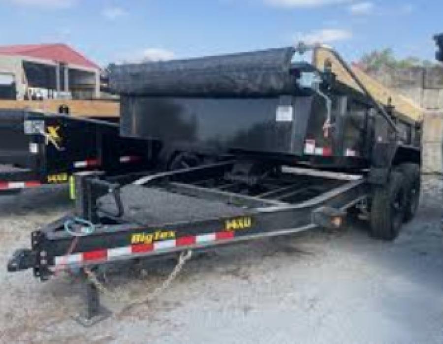 Big Tex 14XD 15.4K TAND XD DUMP 83"x16 6S 4 HIGH SIDES, BLACK Image 2
