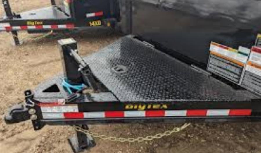 Big Tex 14XD 15.4K TAND XD DUMP 83"x16 6S 4 HIGH SIDES, BLACK Image 3