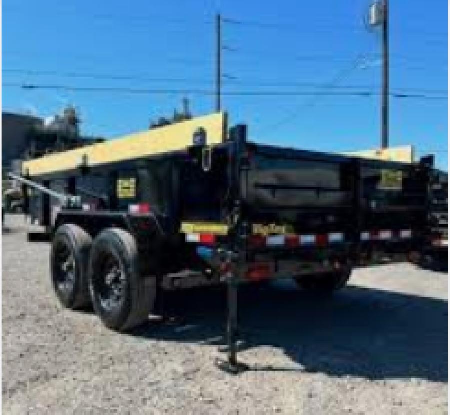 Big Tex 14XD 15.4K TAND XD DUMP 83"x16 6S 4 HIGH SIDES, BLACK Image 4