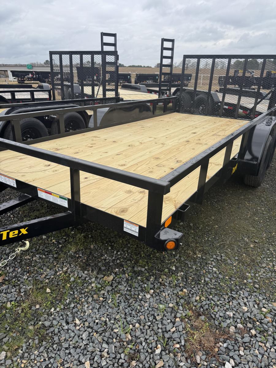 Big Tex 70PI 7K TAND SQ TU UTL 83"x16 2 BRAKES, BLK Image 3