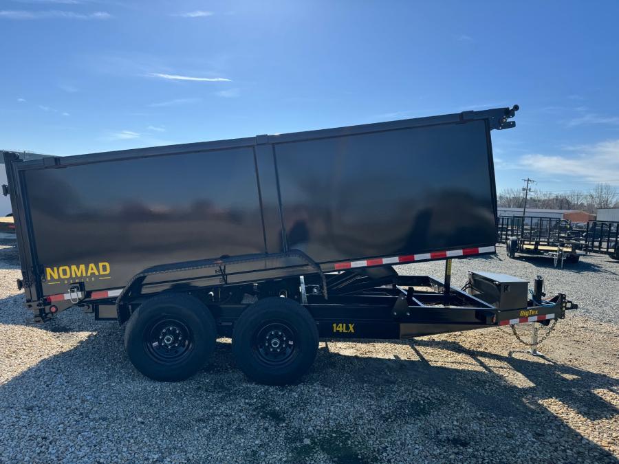 Big Tex 14LX, Dump, 83" x 14', 14K, 4' Sides Image 2
