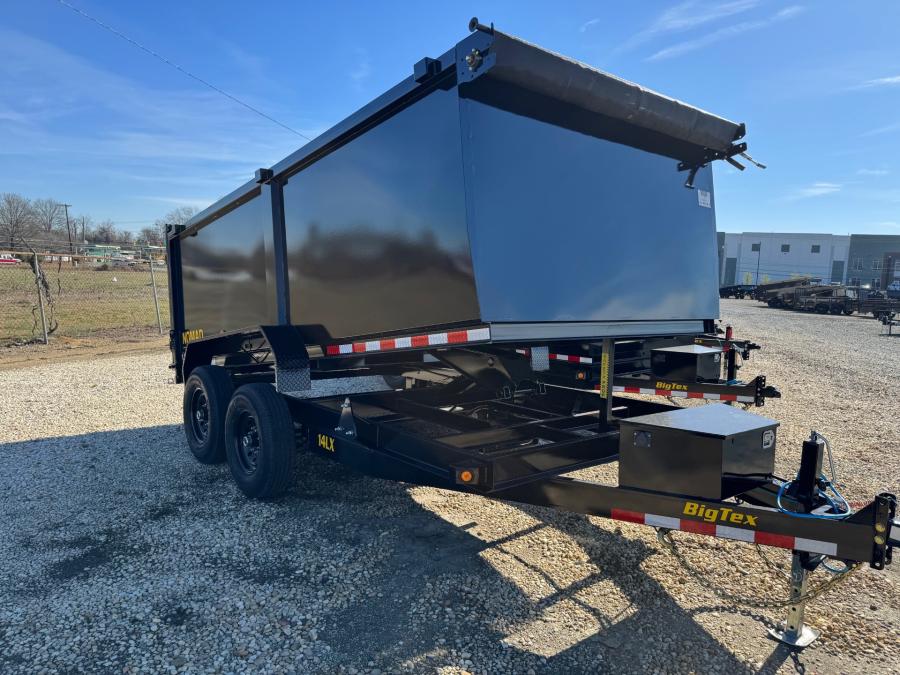 Big Tex 14LX, Dump, 83" x 14', 14K, 4' Sides Image 1