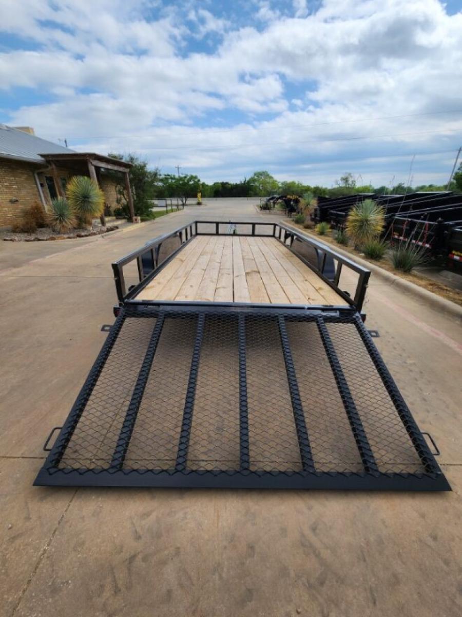 Big Tex 70PI 7K TAND SQ TU UTL 83"x16 BLK Image 1