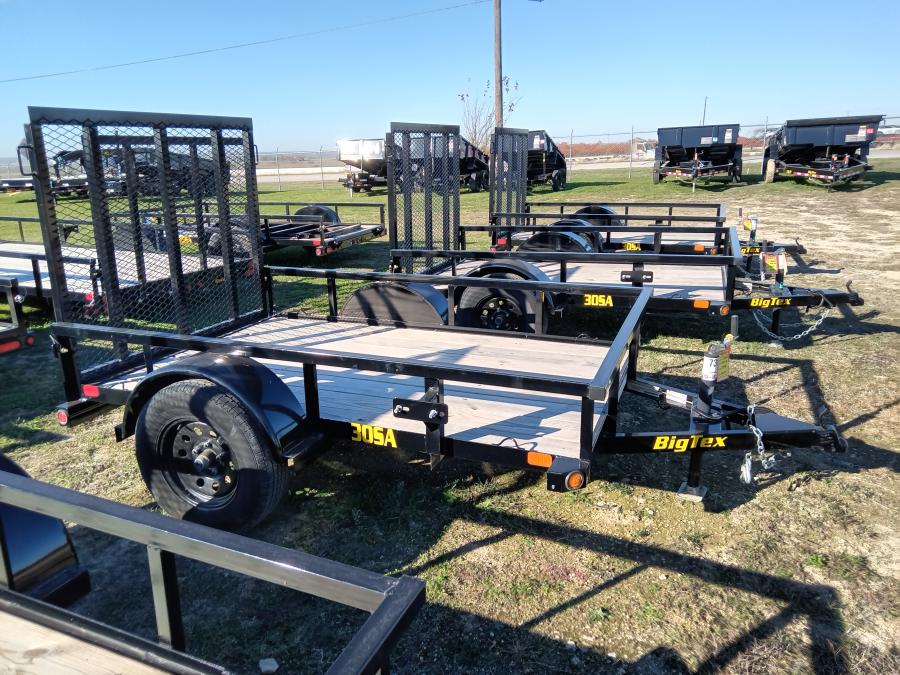 Big Tex 30SA 2,995# SA UTL 60"x8 4RG SPMT BLACK Image 0