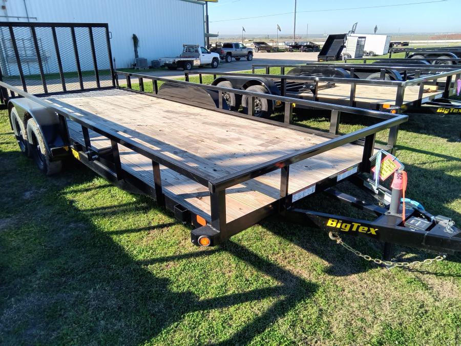 Big Tex 70PI 7K TAND SQ TU UTL 83"x16 BLK Image 2