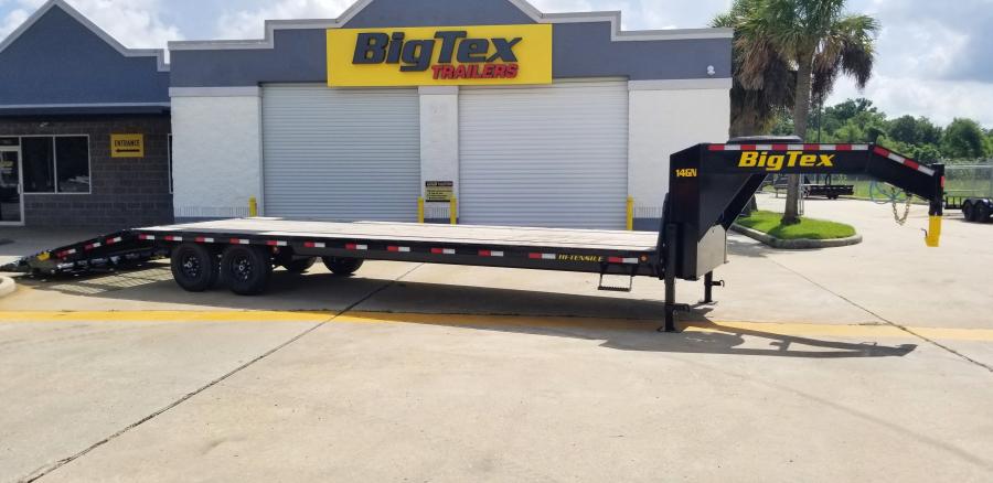 Big Tex 16GN, Gooseneck, 102" x 40', 17.5K, Dovetail, Mega Ramps Image 0