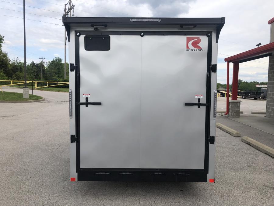 RC Trailers RDLX 7x14 tandem-axle wedge enclosed trailer, 7' interior height, ramp door, screwless Image 3