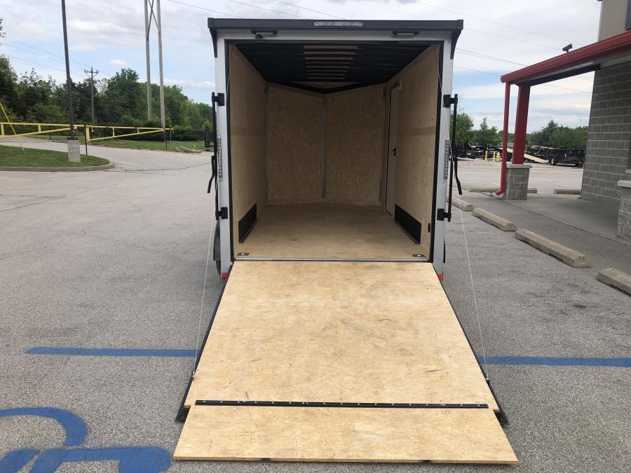 RC Trailers RDLX 7x14 tandem-axle wedge enclosed trailer, 7' interior height, ramp door, screwless Image 4