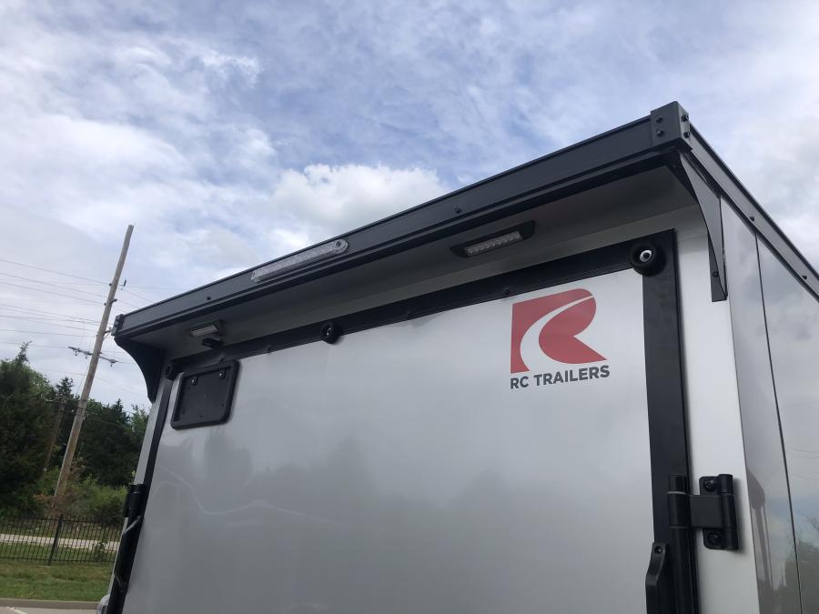 RC Trailers RDLX 7x14 tandem-axle wedge enclosed trailer, 7' interior height, ramp door, screwless Image 6