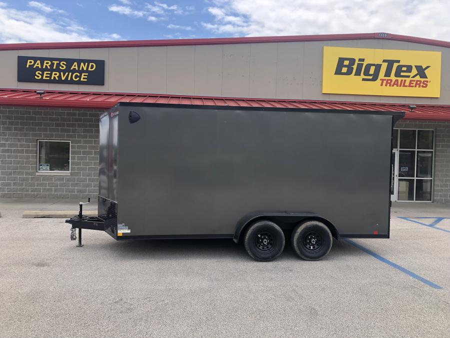 RC Trailers RDLX 7x16 tandem-axle wedge enclosed trailer, 7' interior height, ramp door, screwless Image 2