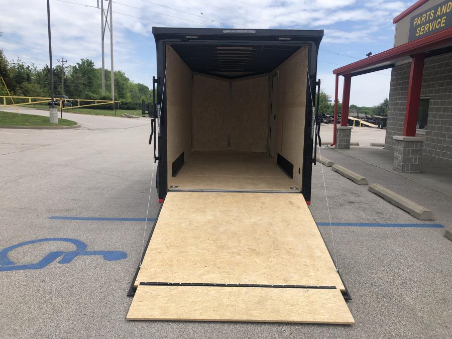RC Trailers RDLX 7x16 tandem-axle wedge enclosed trailer, 7' interior height, ramp door, screwless Image 3