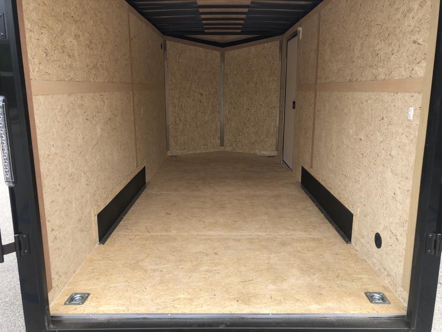RC Trailers RDLX 7x16 tandem-axle wedge enclosed trailer, 7' interior height, ramp door, screwless Image 4