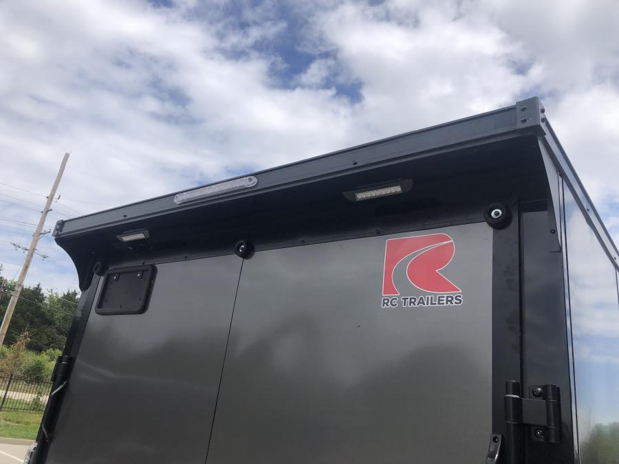 RC Trailers RDLX 7x16 tandem-axle wedge enclosed trailer, 7' interior height, ramp door, screwless Image 5