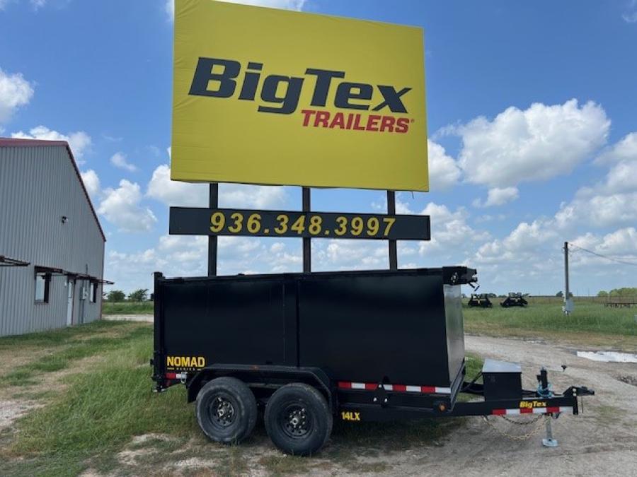 Big Tex 14LX 14K CHANNEL TAND DUMP 83″x12 4 SIDES, BLACK, 6SIR image 0