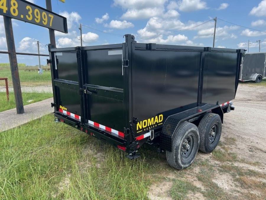 Big Tex 14LX 14K CHANNEL TAND DUMP 83″x12 4 SIDES, BLACK, 6SIR image 2