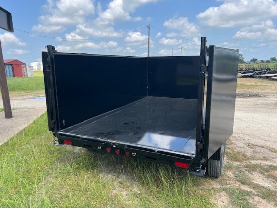 Big Tex 14LX 14K CHANNEL TAND DUMP 83″x12 4 SIDES, BLACK, 6SIR image 3