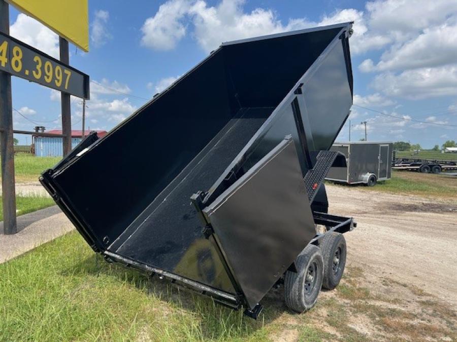 Big Tex 14LX 14K CHANNEL TAND DUMP 83″x12 4 SIDES, BLACK, 6SIR image 6