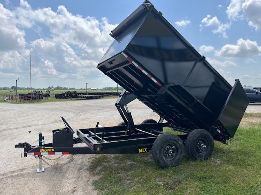 Big Tex 14LX 14K CHANNEL TAND DUMP 83″x12 4 SIDES, BLACK, 6SIR image 7