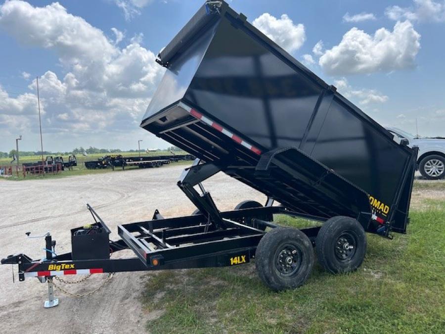 Big Tex 14LX 14K CHANNEL TAND DUMP 83″x12 4 SIDES, BLACK, 6SIR image 9
