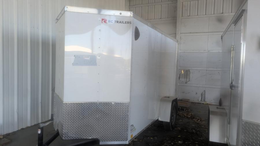 RWT5 RWT 5 x 10 SA FLAT TOP WEDGE ENCLOSED TRAILER BY RC Image 0
